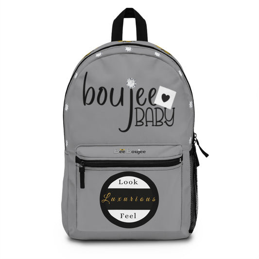 Boujee Baby DIAMONDS - Backpack GREY