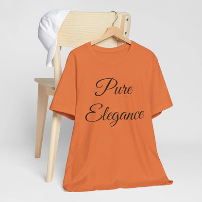 Pure Elegance Scripted Jersey Tee
