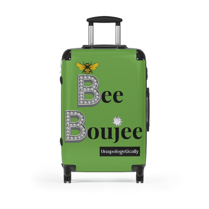 Bee Boujee Luggage - GREEN
