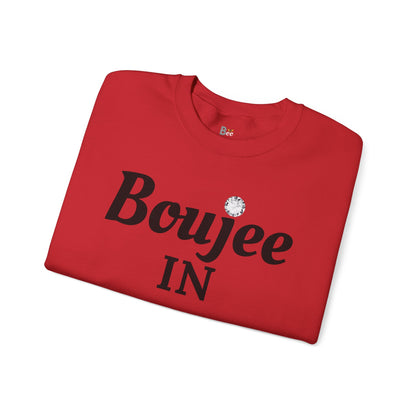 Boujee In My Benz - Heavy Blend™ Light Colors Crewneck Sweatshirt