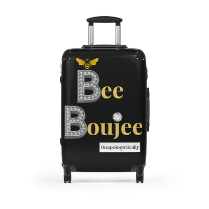 Bee Boujee Luggage - BLACK