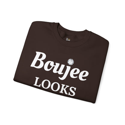 Boujee Looks Good On You - Heavy Blend™ Dark Colors Crewneck Sweatshirt