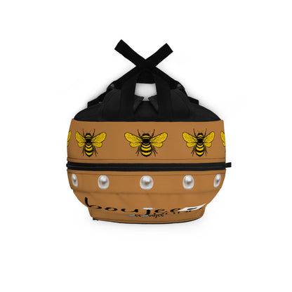 Boujee Baby PEARLS - Backpack BROWN