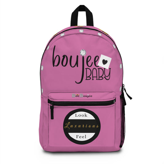 Boujee Baby DIAMONDS - Backpack PINK