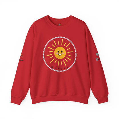 Boujee Golden Sunshine - Heavy Blend™ Light Colors Crewneck Sweatshirt