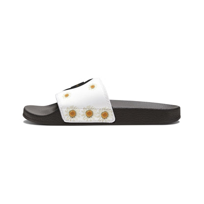 Bee Boujee - WHITE Flowers Women's Removable-Strap Sandals