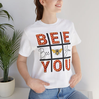 Bee You Marquee Tic-Tac-Toe Tee