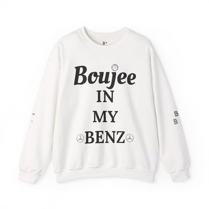 Boujee In My Benz - Heavy Blend™ Light Colors Crewneck Sweatshirt