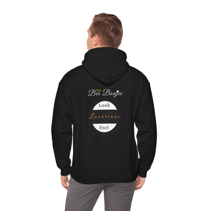Halloween Booo in Boooujee Heavy Blend™ Hooded Sweatshirt - FAIR SKIN TONE