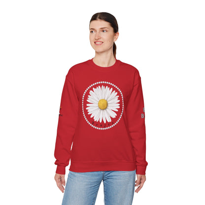 Boujee Daisy - Heavy Blend™ Light Colors Crewneck Sweatshirt