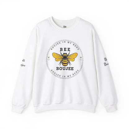 Boujee in My Benz - Heavy Blend™ Light Colors Crewneck Sweatshirt