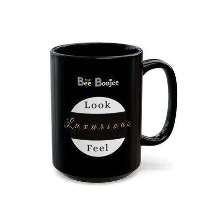 Budget Boujee - Mug BLACK 15oz