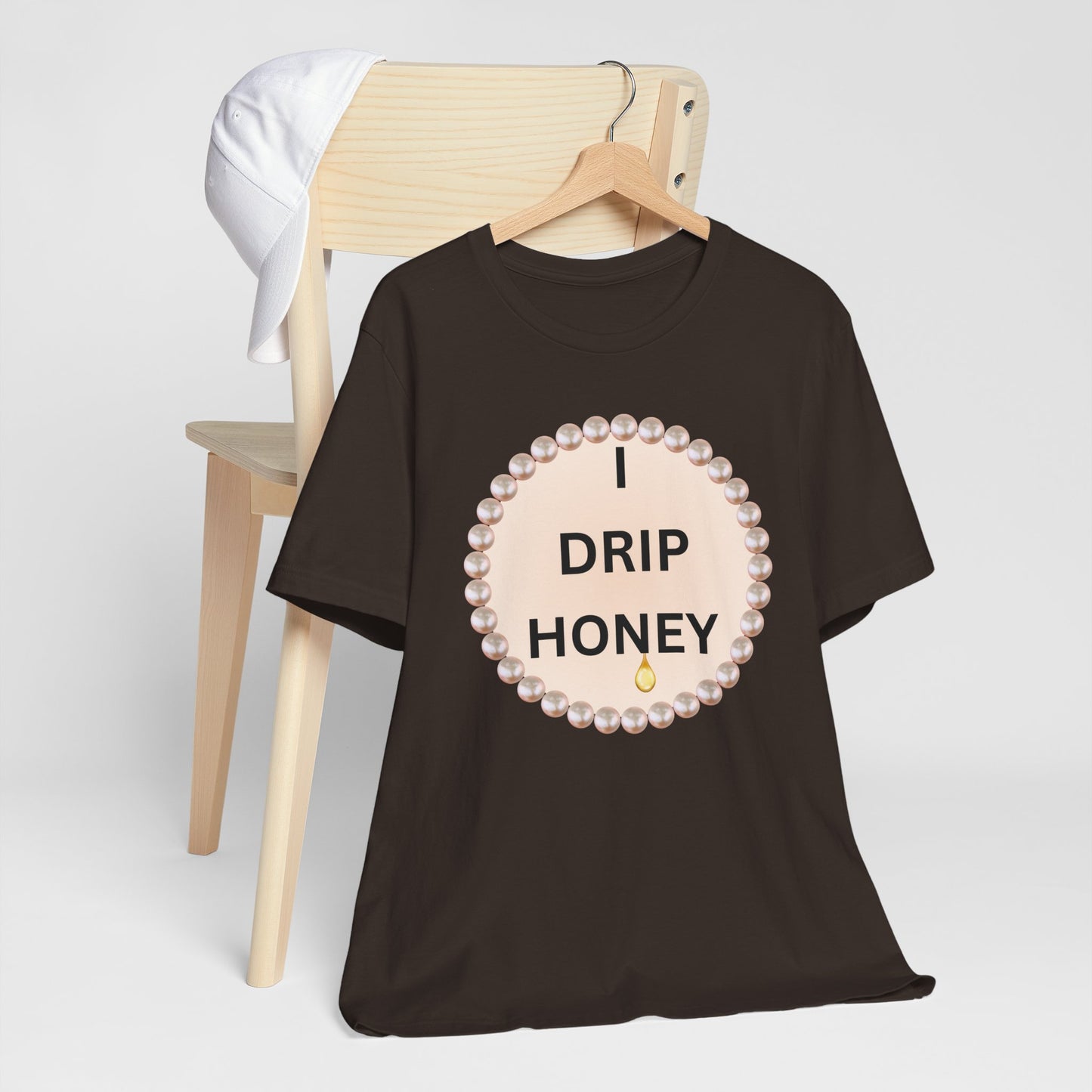 I Drip Honey Pearl-Framed Luxe Tee