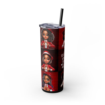 Boujee Sorority Girls - Skinny Tumbler with Straw, 20oz