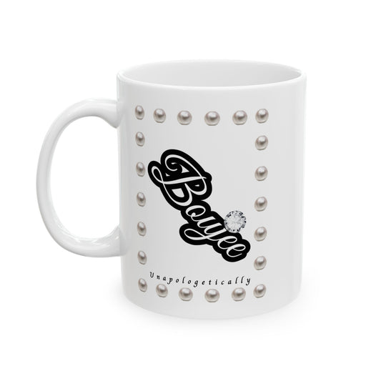 Boujee in Pearls - Mug WHITE 11oz