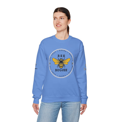 All That + Extra = Boujee - Heavy Blend™ Light Colors Crewneck Sweatshirt