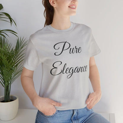 Pure Elegance Scripted Jersey Tee