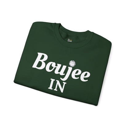 Boujee In My Benz - Heavy Blend™ Dark Colors Crewneck Sweatshirt