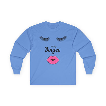 Low Key Boujee Lash & Lips Long-Sleeve Tee