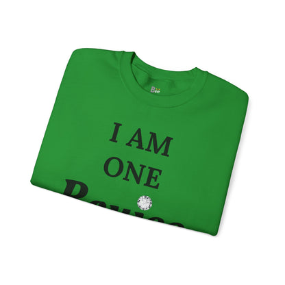 I Am One Boujee Bitch - Heavy Blend™ Light Colors Crewneck Sweatshirt