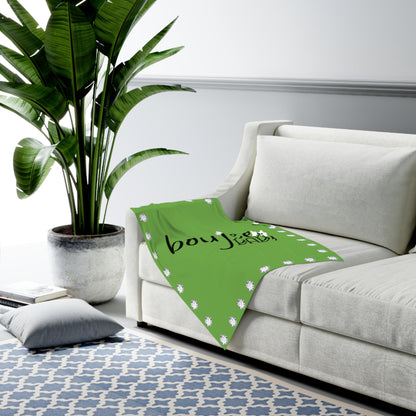 Boujee Baby - Swaddle Blanket GREEN