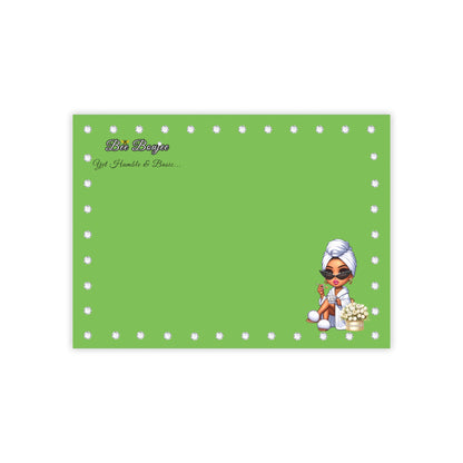 Bee Boujee DIAMONDS Spa 05 - Post-it® Note Pad GREEN 8x6