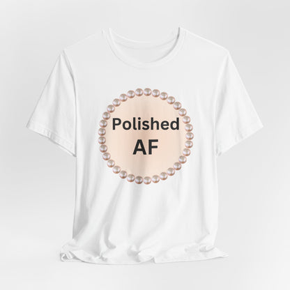 Polished AF Pearl-Framed Statement Tee