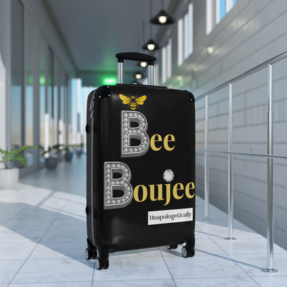 Bee Boujee Luggage - BLACK