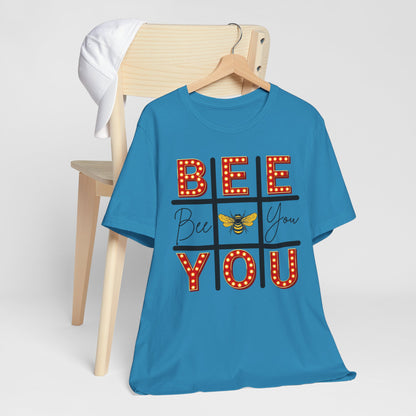 Bee You Marquee Tic-Tac-Toe Tee