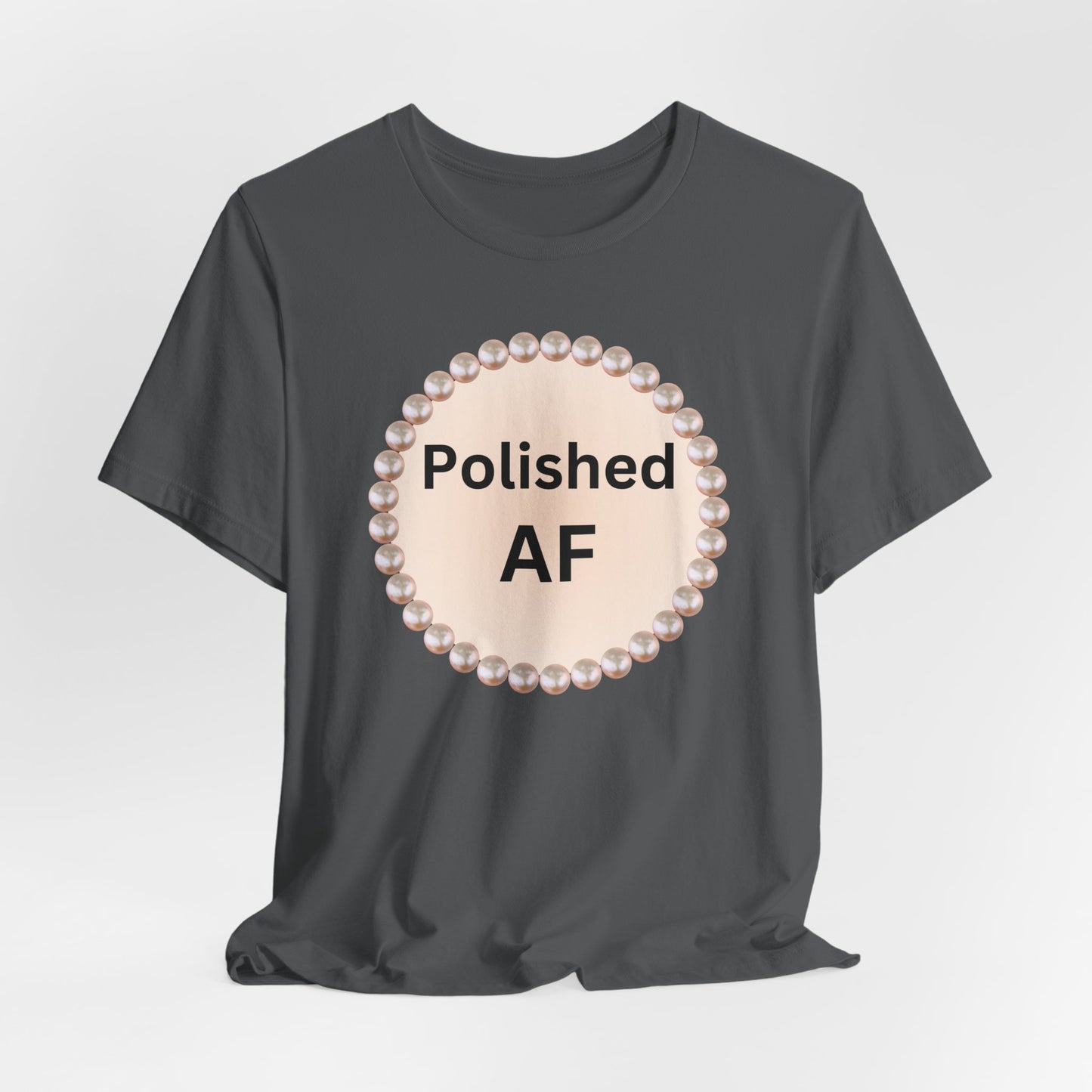 Polished AF Pearl-Framed Statement Tee