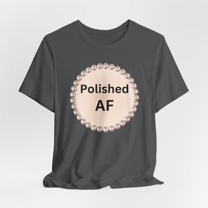 Polished AF Pearl-Framed Statement Tee
