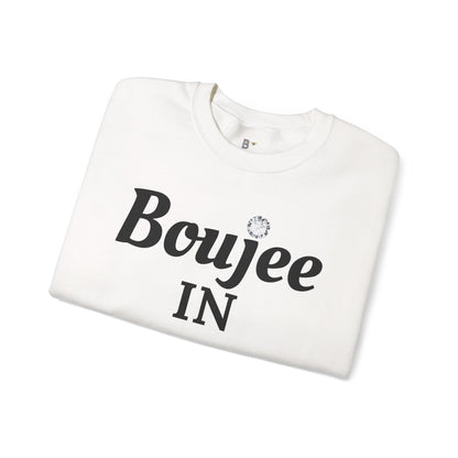 Boujee In My Benz - Heavy Blend™ Light Colors Crewneck Sweatshirt