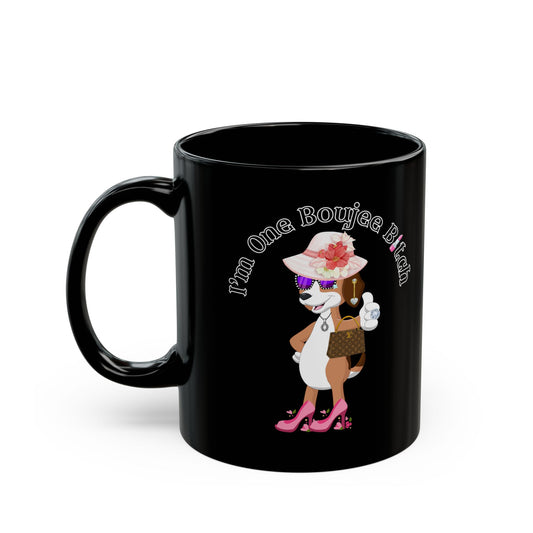 One Boujee Bitch - Mug BLACK 11oz