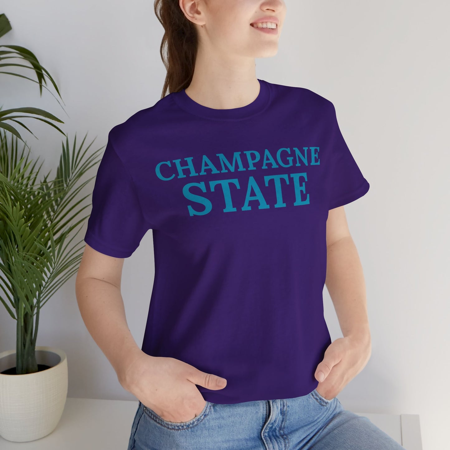 Champagne State — Luxe Graphic Tee