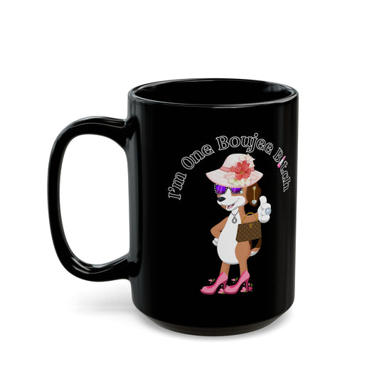 One Boujee Bitch - Mug BLACK 15oz