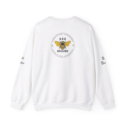 Don't Mind My Boujee 'Cause I'm Still Basic - Heavy Blend™ Light Colors Crewneck Sweatshirt