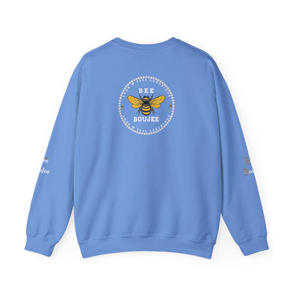 All That + Extra = Boujee - Heavy Blend™ Light Colors Crewneck Sweatshirt
