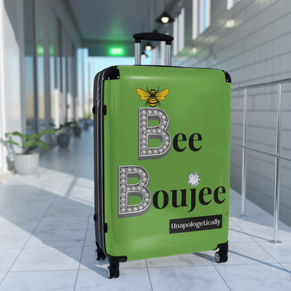 Bee Boujee Luggage - GREEN