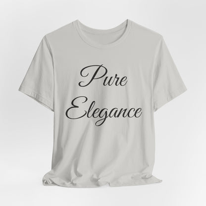 Pure Elegance Scripted Jersey Tee