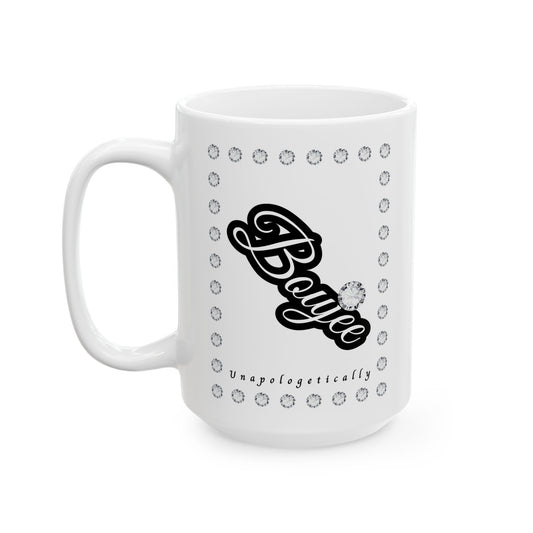 Boujee in Diamonds - Mug WHITE 15oz