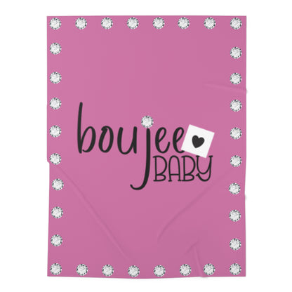 Boujee Baby - Swaddle Blanket PINK