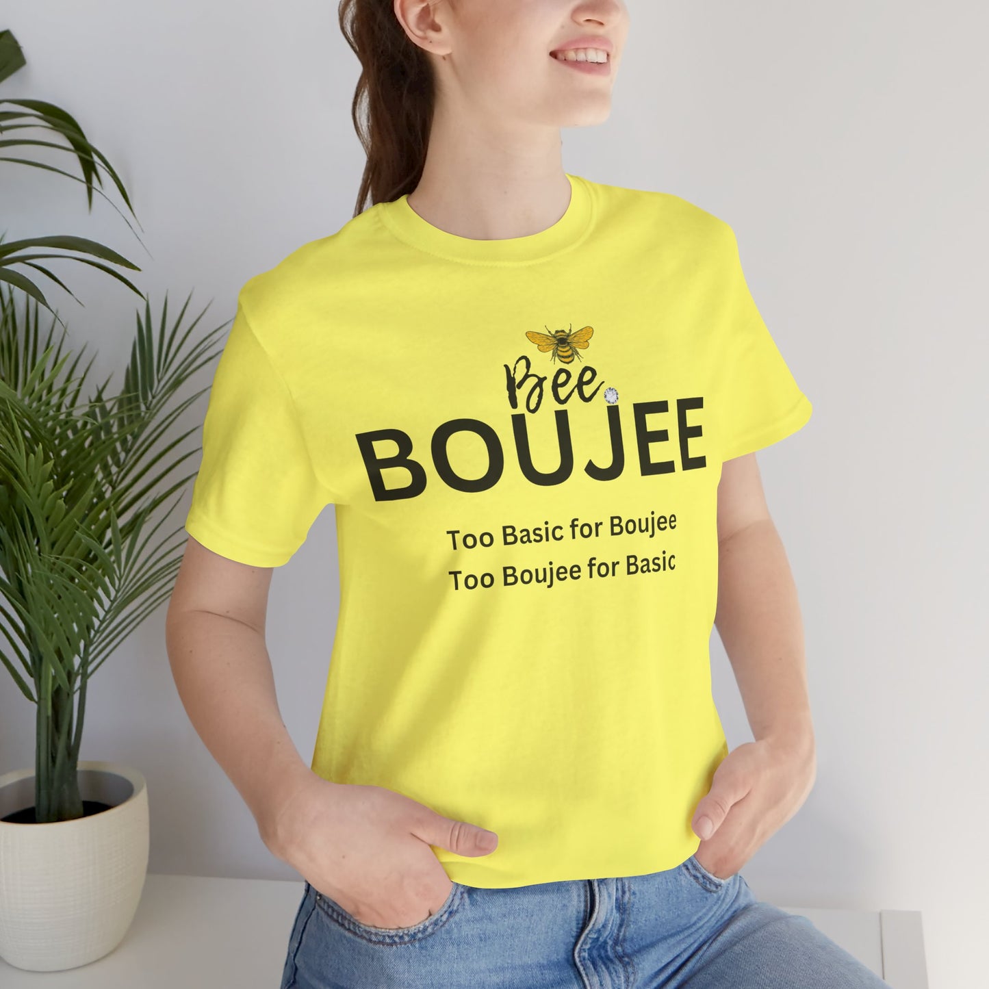 Bee Boujee“Too Basic / Too Boujee” Tee