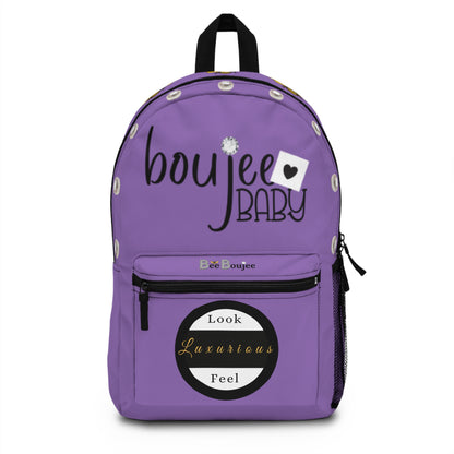 Boujee Baby PEARLS - Backpack PURPLE