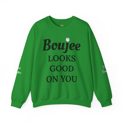 Boujee Looks Good On You - Heavy Blend™ Light Colors Crewneck Sweatshirt