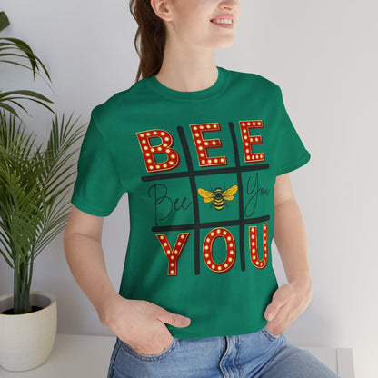 Bee You Marquee Tic-Tac-Toe Tee