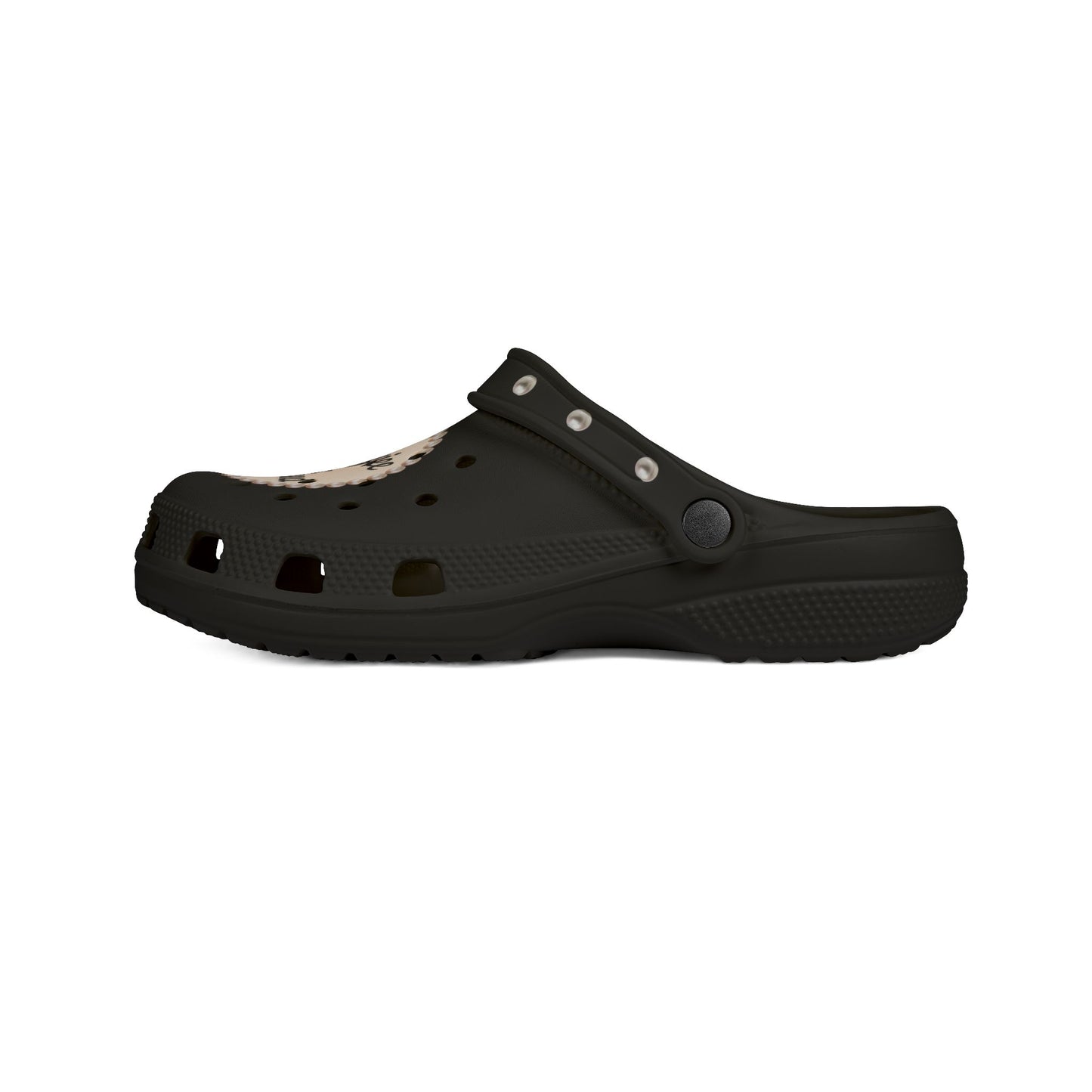 Boujee & Blessed Black Clogs with Charms