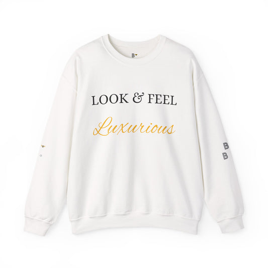 Look & Feel Luxurious - Heavy Blend™ Light Colors Crewneck Sweatshirt