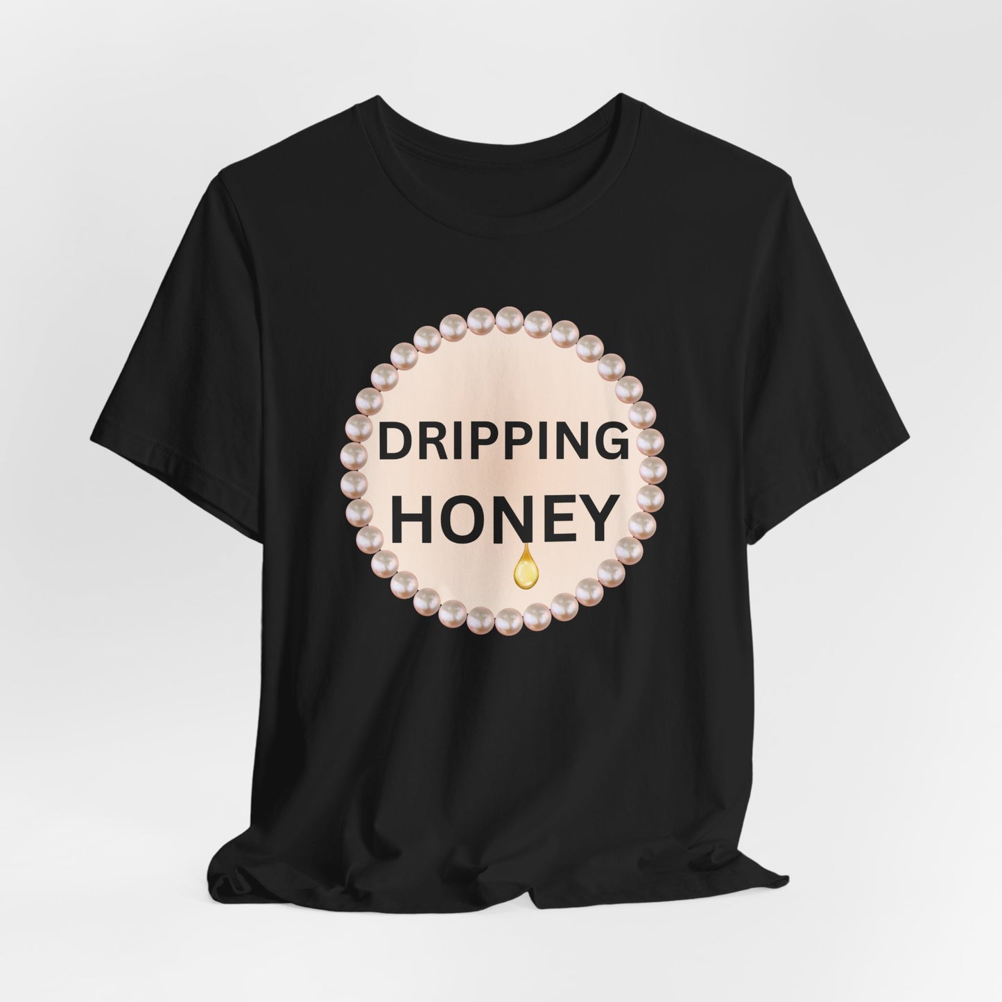 Dripping Honey Pearl-Framed Luxe Tee