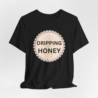 Dripping Honey Pearl-Framed Luxe Tee