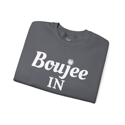 Boujee In My Benz - Heavy Blend™ Dark Colors Crewneck Sweatshirt